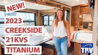 Newly Redesigned 2023 Creekside 21KVS Titanium Series Four Season Travel Trailer by Outdoors RV