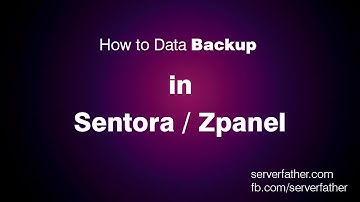 How To Take WebSite Data Backup From Sentora Free Web Hosting Control Panel