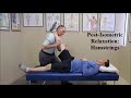 Partner Assisted Post-Isometric Relaxation (PIR) Stretch: Hamstrings