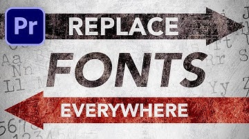 Replace All Fonts at Once | Adobe Premiere Pro (2020)