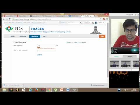 2(Learn TDS & TCS Filing)How to reset password for TRACES Login