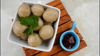 Chewy Tapioca Balls with Sausage Easy Addictive Snack