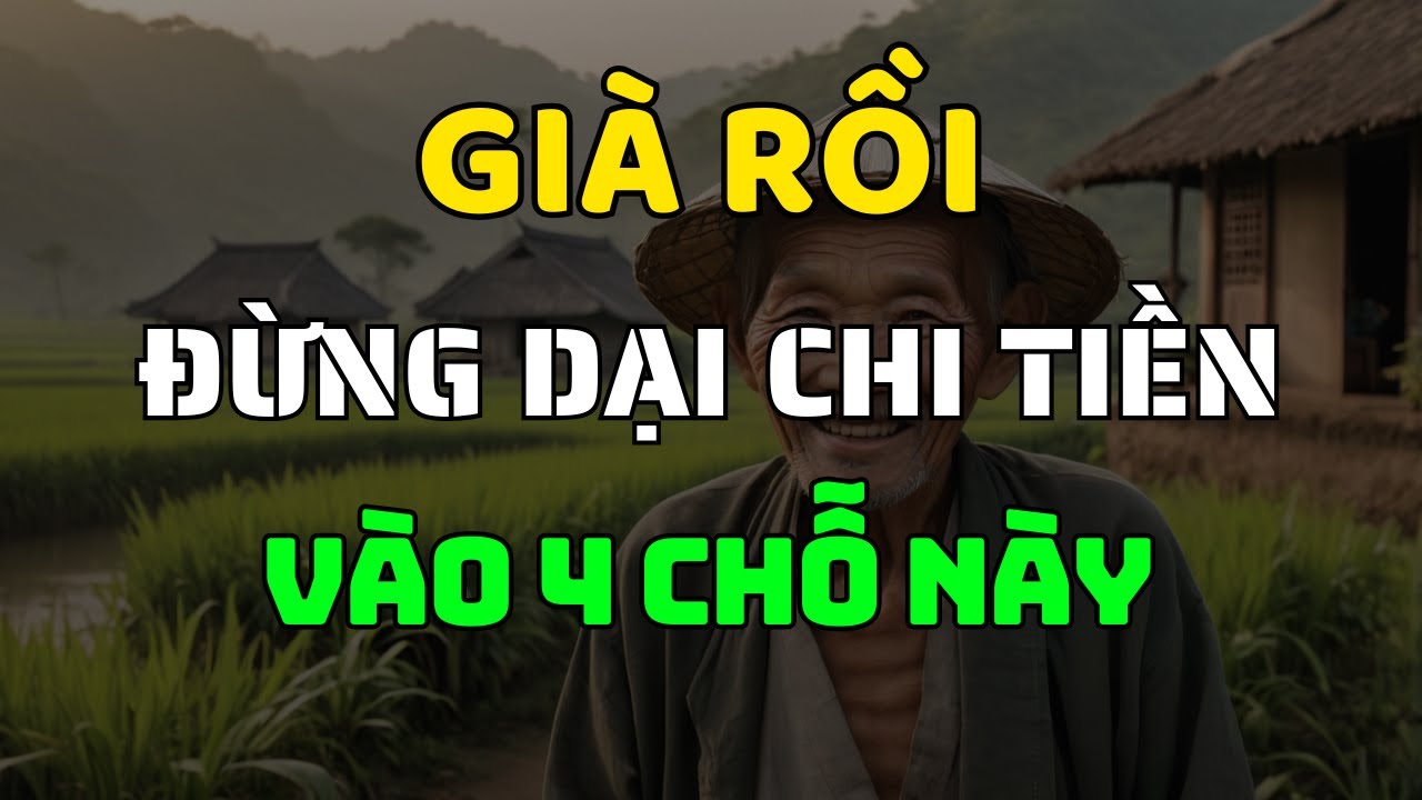 Outline Video Về Già Người Khôn Ngoan Tránh Chi Tiền Vào 4 Thứ Này Kẻo Rước Họa Vào Thân