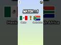 Mexico 🇲🇽 2-0 South Africa 🇿🇦 | FIFA World Cup 2026 Match 1 #Shorts #fifaworldcup