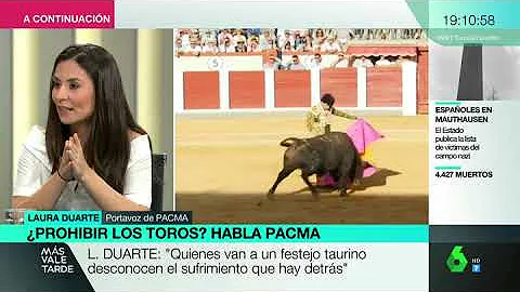 Laura Duarte: "La tauromaquia avergenza a nuestro ...