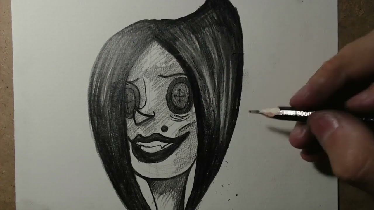 Como desenhar Beldam (a outra mãe) passo a passo (Coraline e o mundo ...