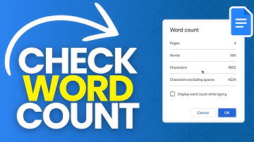 How to Check Word Count on Google Docs