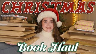 HUGE Christmas book HAUL   UNBOXING! 🎁