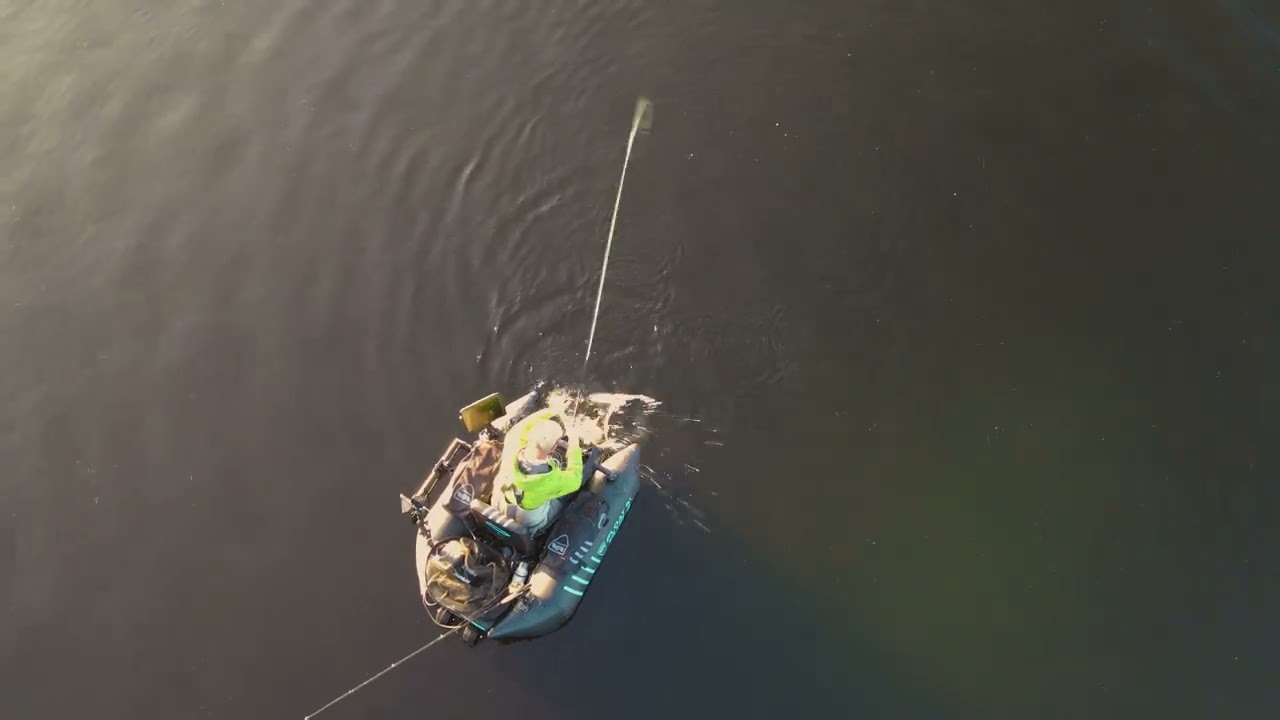 Gnarly head fly fishing for pike drone coverage