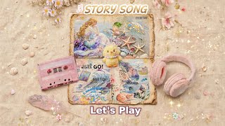 Fantasy Sticker Journaling Story 🌊 Let's Play 🍉 | Song Lyrics screenshot 1