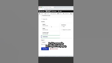 Configure Block Visibility Settings in Drupal