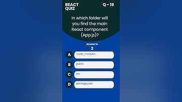 React Quiz Q - 19 #quiz #ai #coding #programming #job #interview