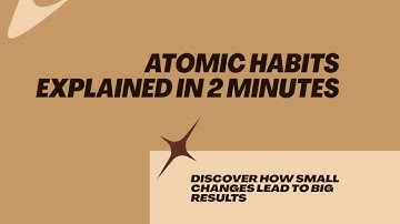 Atomic Habits in 2 Minutes | 4 Laws of Behavior Change Explained