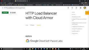 HTTP Load balancer with Cloud Armor [GSP215] | Qwiklabs | Google Cloud Platform