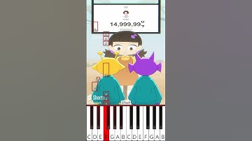 Waiting For 15M Subscribers | Squid Game (@fash) - Octave Piano Tutorial