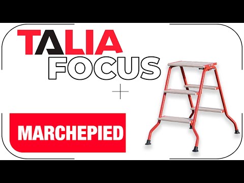 SOFOP TALIAPLAST - MARCHEPIED PLIANT AVEC PLATEFORME 3 MARCHES vidéo