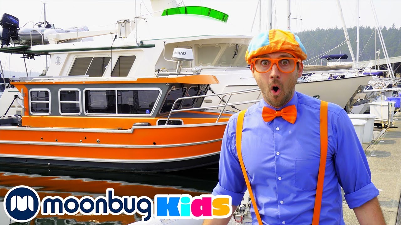 Blippi explora Botes y Barcos | Vídeos Educativos para Niños | Moonbug Kids en Español