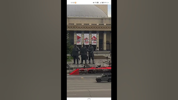 демонтаж сцены в Новосибирске после дня победы (9мая)