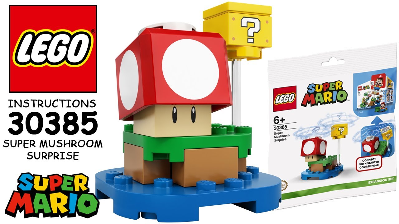Building instructions for 30385, Super Mushroom Surprise Expansion