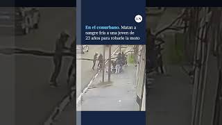 Conurbano: matan a sangre fría a una joven de 23 años para robarle la moto