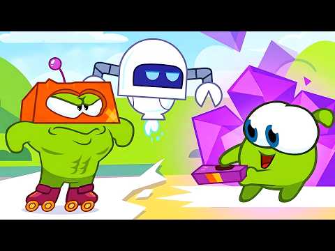 Om Nom Geschichten 💚 NEU 💥 Om Nom wird zum Roboter? 🤖 Nom Bot Abenteuer! | Cartoons auf Deutsch