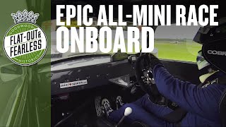 From 7th to 1st in four lap Thruxton Mini dash