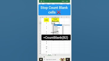 How to use Countblank function in excel tips and tricks #exceltips #tutorial #focusinguide #soths
