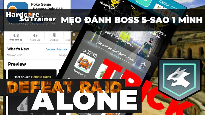 MẸO ĐÁNH BOSS 5-SAO 1 MÌNH | DEFEAT RAID ALONE TRICK | POGOVN