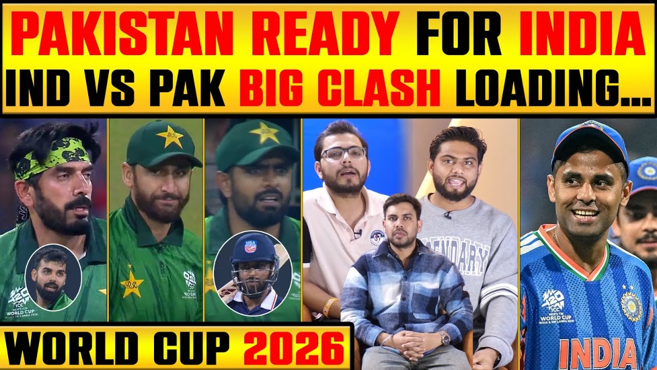 PAKISTAN READY TO TAKE ON INDIA – IND vs PAK BIG CLASH LOADING… 