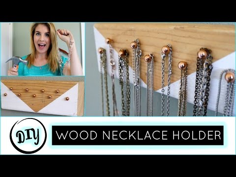 Wood Jewelry Holder | DIY