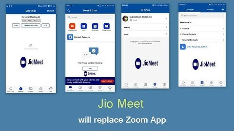 How to host a meeting in JIO MEET from PC or LAPTOP | Tutorial