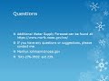 Snowpack and Water Supply Briefing