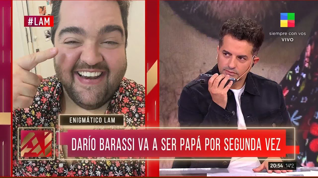 🥳🥳 DARÍO BARASSI VA A SER PAPÁ 👶👼