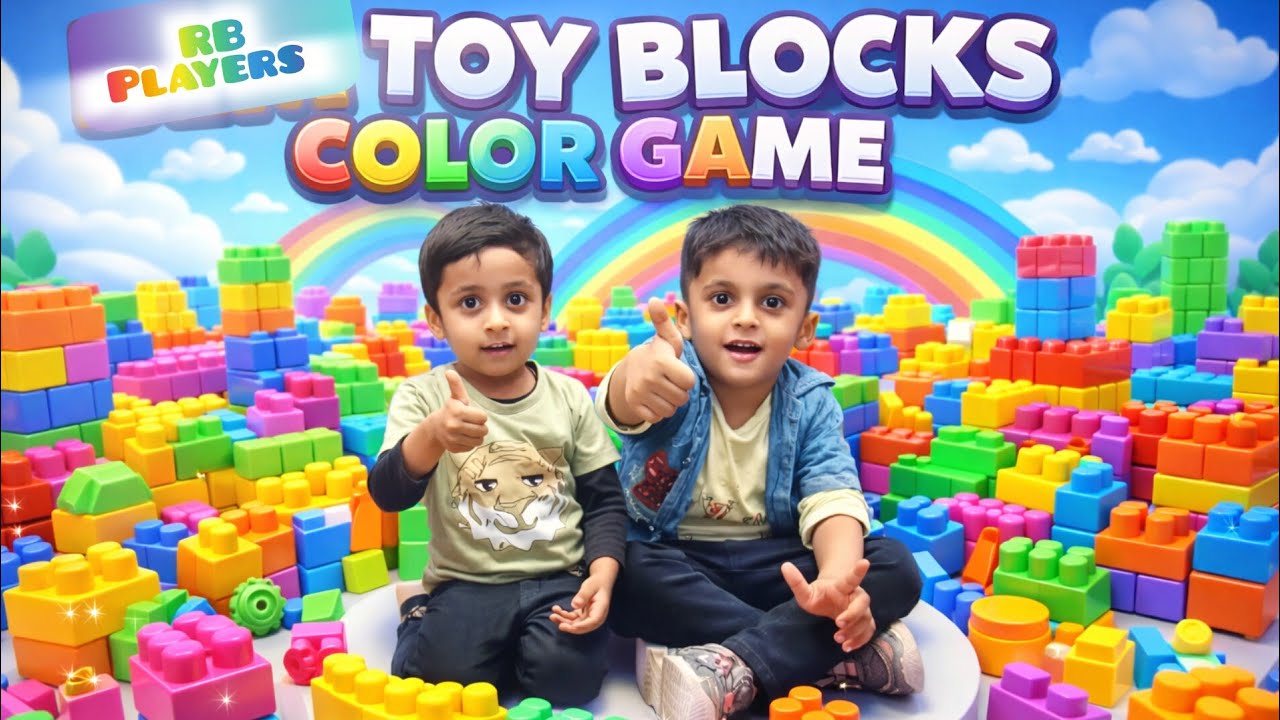 Toy Blocks Color Game for Kids | Learn Colors with Fun Toys | Raza Brothers 