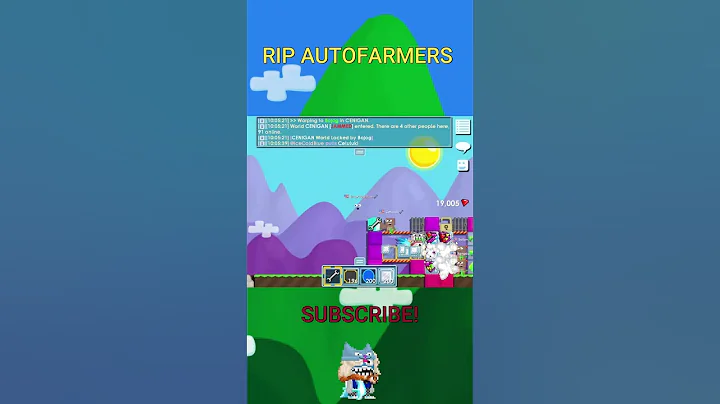 Banning Auto Farmers in Growtopia #shorts