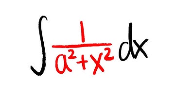 integral of 1/(a^2+x^2), trig sub vs u sub, calculus 2 tutorial