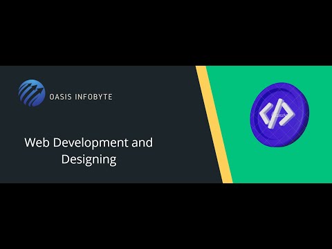 Task 2 | Landing Page | Web Developer Intern | Oasis Infobyte | HTML, CSS, JS