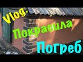 Муж подарил 💐 цветы/покрасила погреб /первый раз гашу извёстку/Виталя привёз ракушек для кур