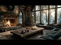 ✨ Winter Country Cottage | Cozy Christmas Ambience | Christmas Soft Jazz | 1-Hour
