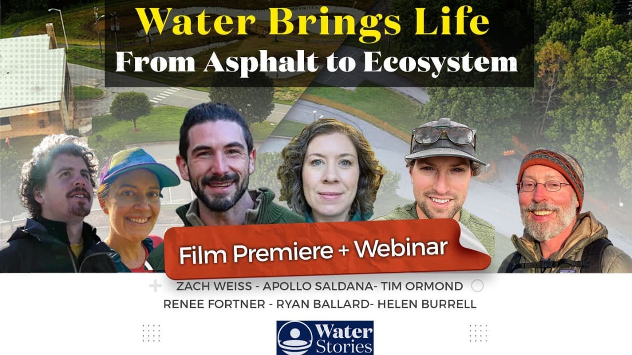 Webinar with the Team that Built It... Water Brings Life: From Asphalt to Ecosystem