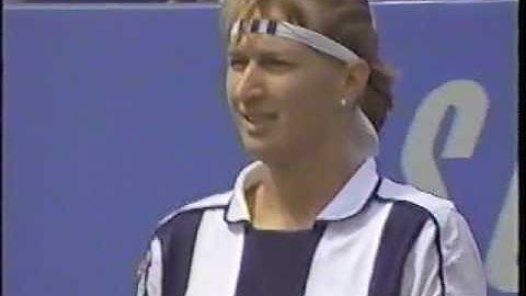Steffi Graf Backhand Topspin (Slice setup)