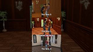Comparing animations between The Sims 2, 3, & 4: Dancing Together #sims #sims4