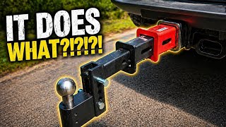 UNIQUE HITCH ACCESSORY! Magnetic Trailer Hitch Reducers Ford RAM and GMC/Chevy Trucks!