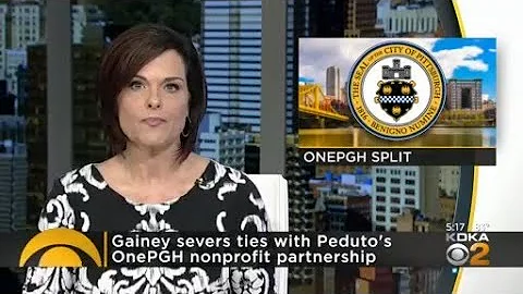 Gainey severs ties with Peduto's OnePGH nonprofit partnership