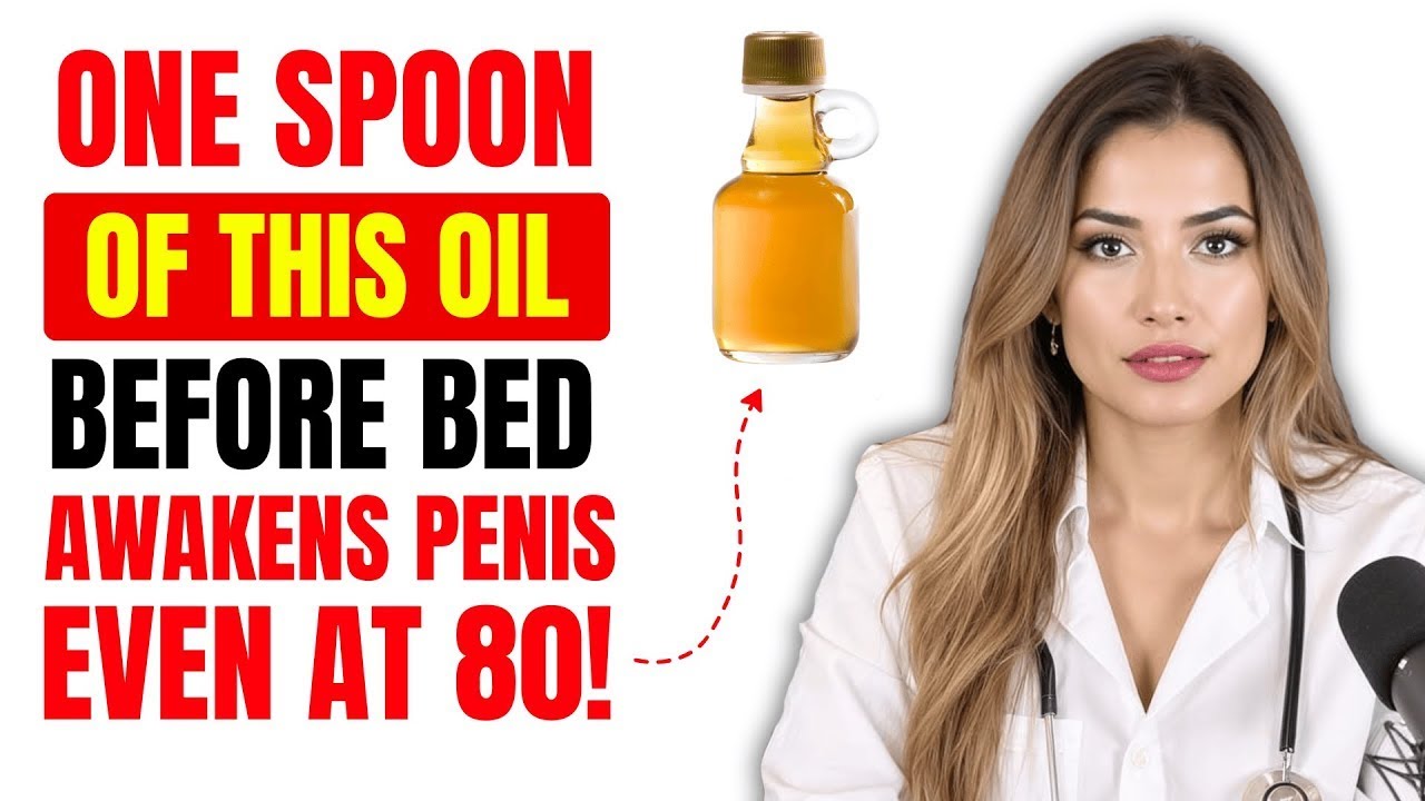 Urologist: One Tablespoon of THIS OIL Before Bed Returns Morning Wood | Doctor Sofia Carter | Men’s
