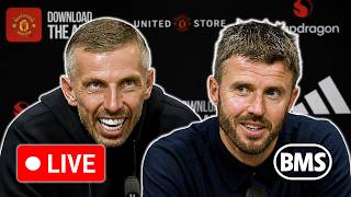 🔴 LIVE | Michael Carrick and Gary O'Neil | Man Utd 5-2 Ipswich | Premier League