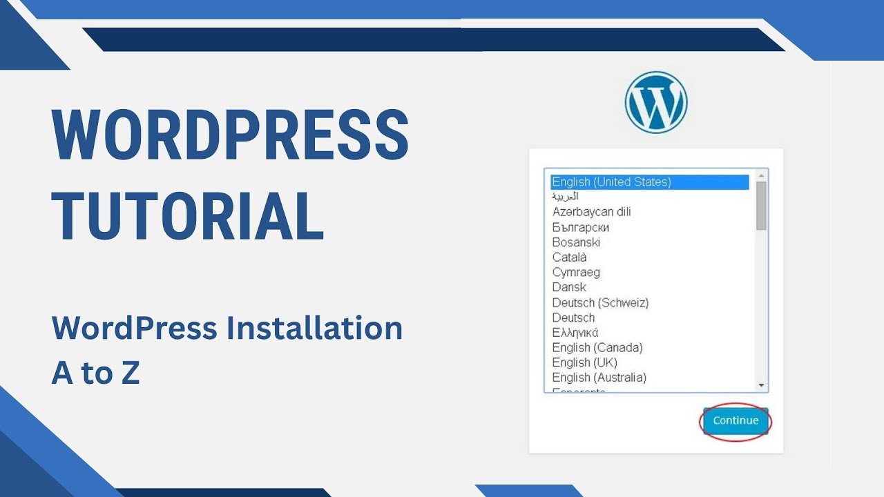 WordPress tutorial for Beginners - YouTube
