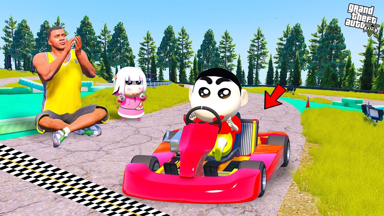 Shinchan & Franklin Build Shinchan Mini New Car in GTA 5