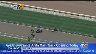 Santa Anita Park Reopens Main Track, But Just To Training