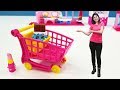 Ayşe Shopkins Mini Market'i kuruyor! Kız oyunu